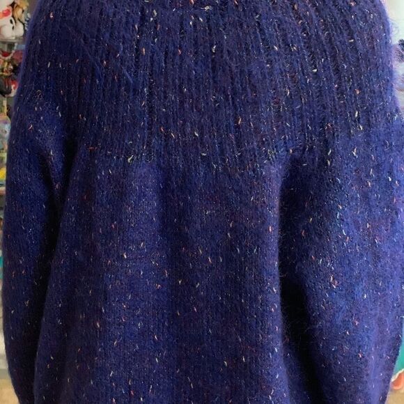 Paul et Duffier  Mock Turtle  Tunic Sweater Mohair Vintage c. 1985 - Picture 6 of 10
